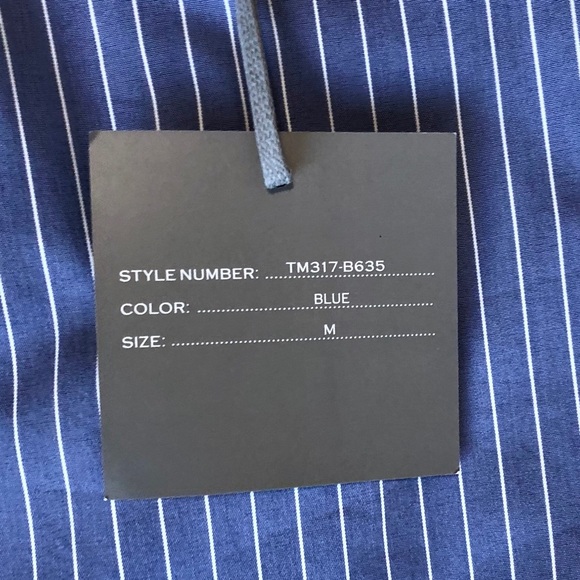 Marled Reunited Oversized Top with Pinstripes - Picture 3 of 8